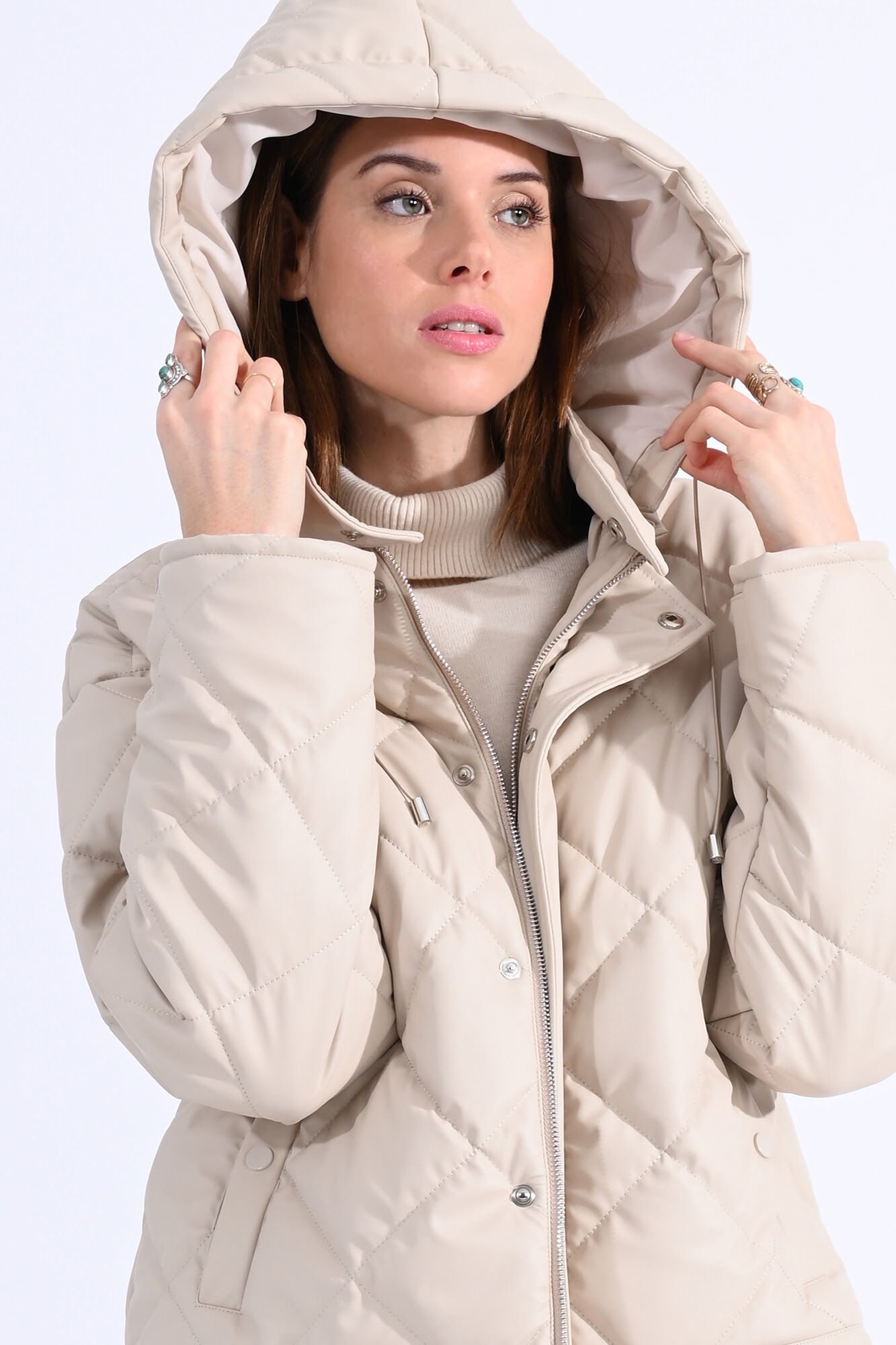 Abrigo Acolchado Abrigos Cortefiel Mujer 2021 Saga Falabella