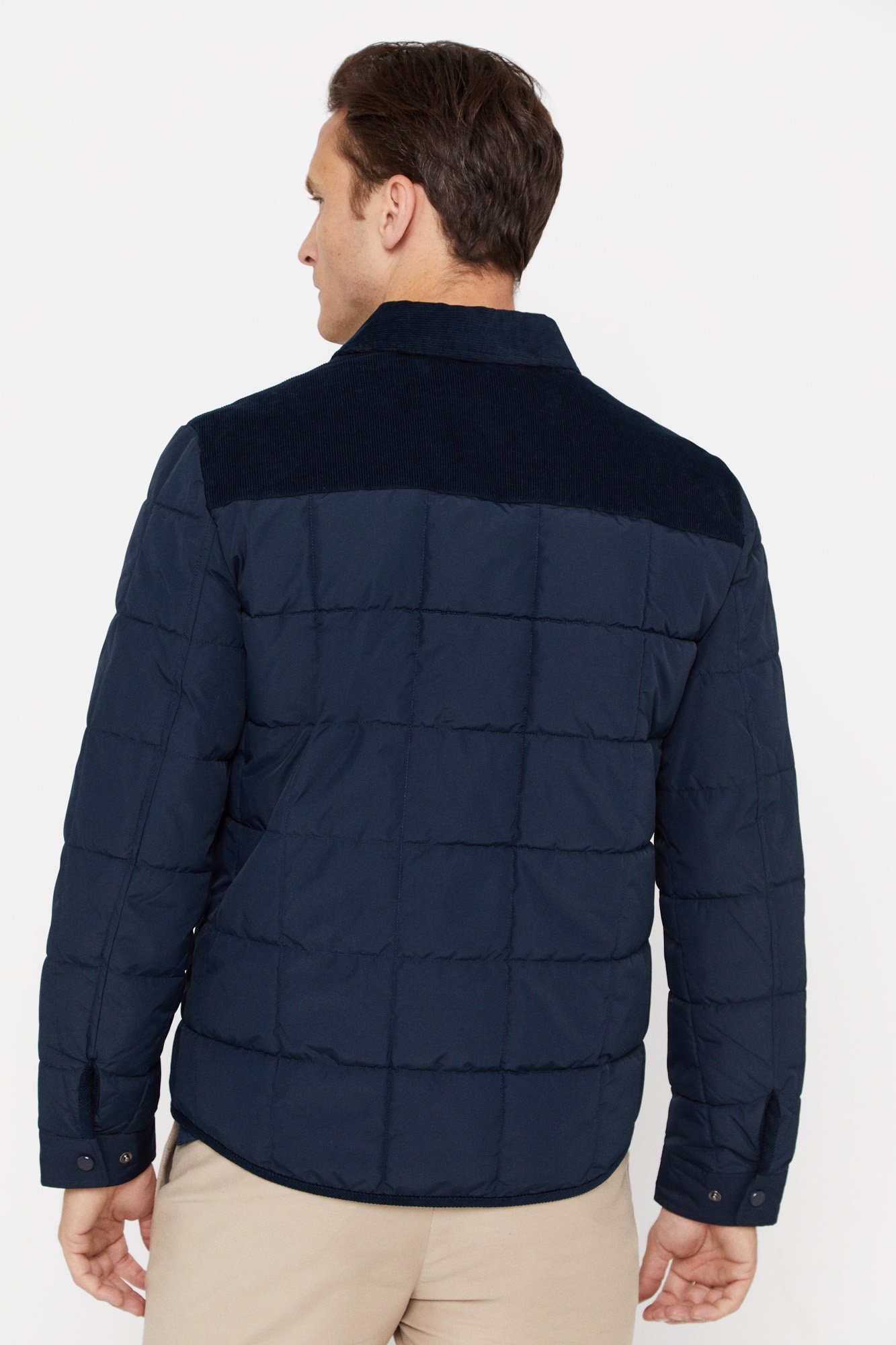 Cortefiel Sobrecamisa Cuadros Acolchada Sobrecamisa Acolchada