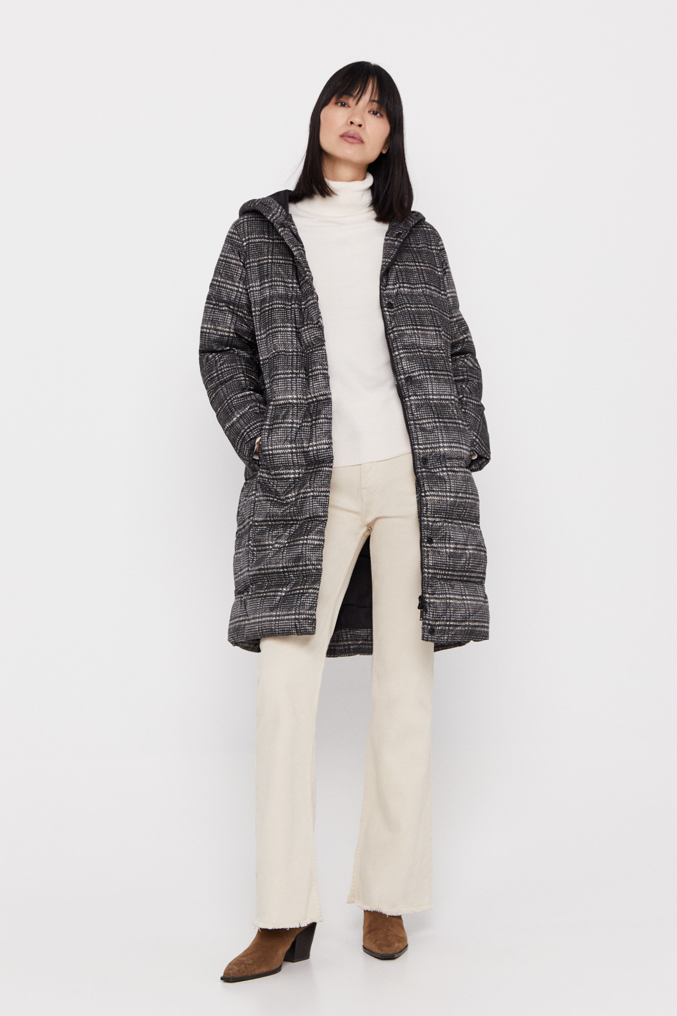 Abrigo plumífero largo Ofertas en abrigos y parkas de mujer