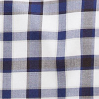 Cortefiel Camisa cuadros algodón orgánico extra suave Azul