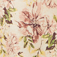 Cortefiel Jersey estampado floral Beige