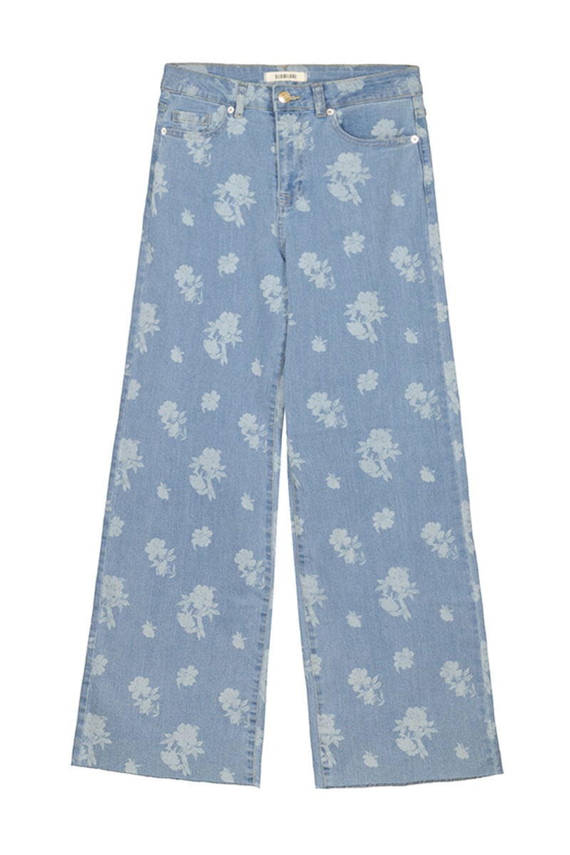 Jeans wide leg fit Ofertas em jeans de mulher Fifty Factory