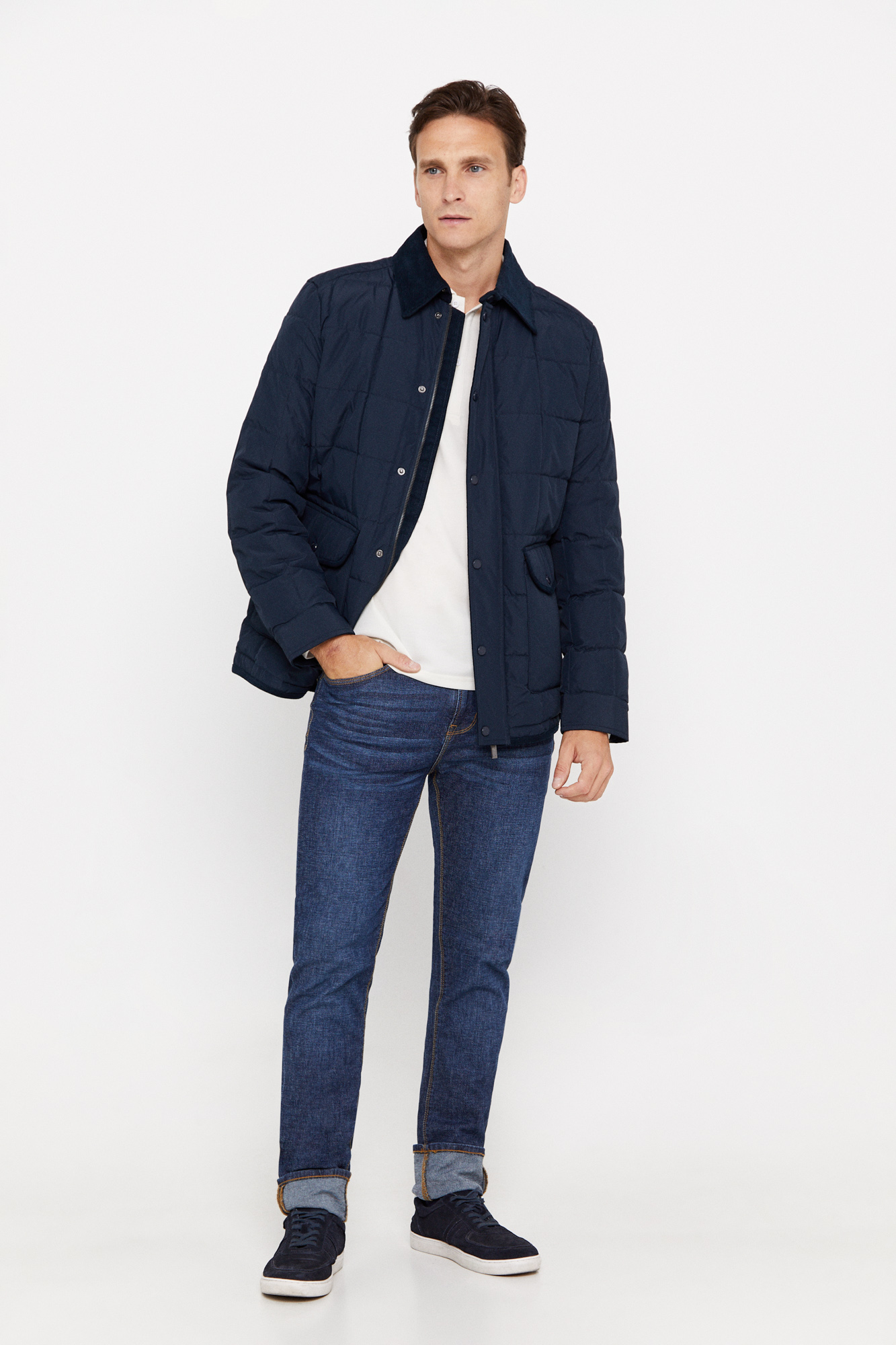 Parka Acolchada Abrigo Cortefiel Hombre Cazadoras Hombre Cortefiel