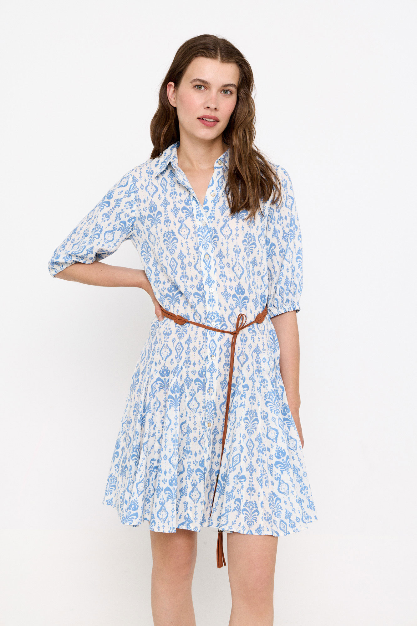 Vestido corto estampado Ofertas en vestidos de mujer Fifty Factory