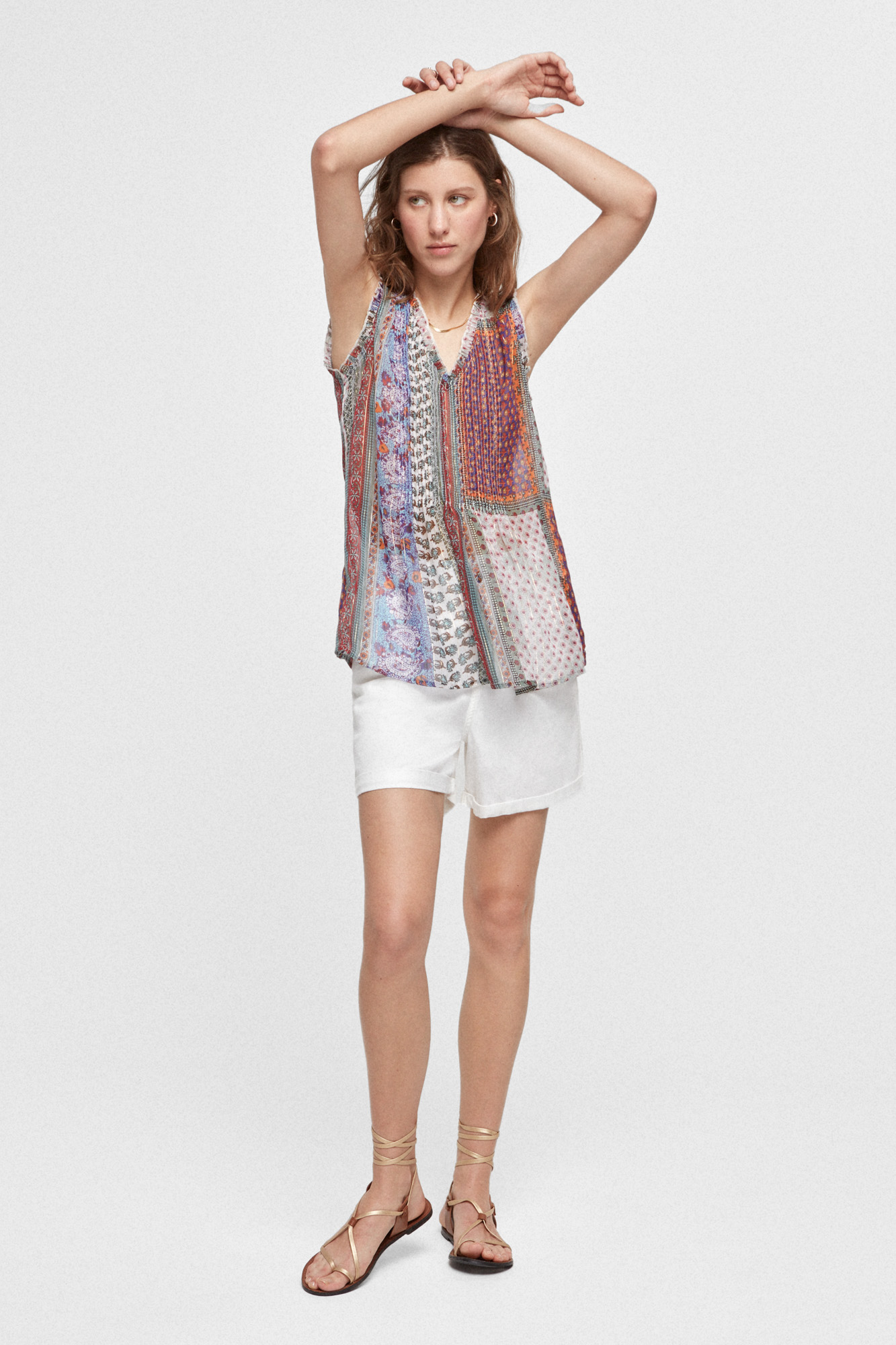 BLUSA ESTAMPADA - Multicolor