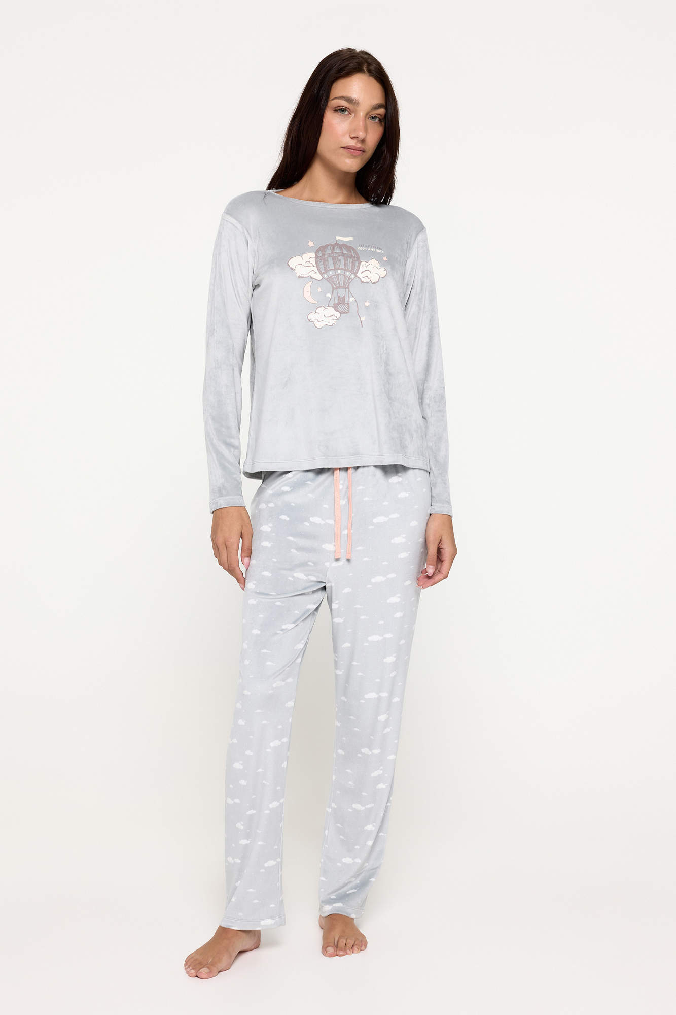 Pijama Polar Mujer Invierno Pijama Primark Soft Touch Velour De