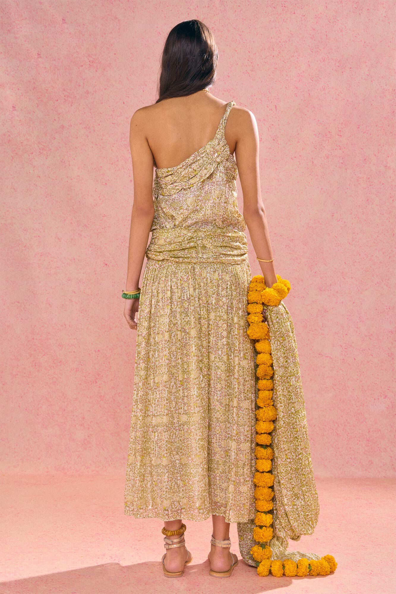 Nuevas Aperturas Hoss Intropia Puntos De Venta Falda Midi Drapeado