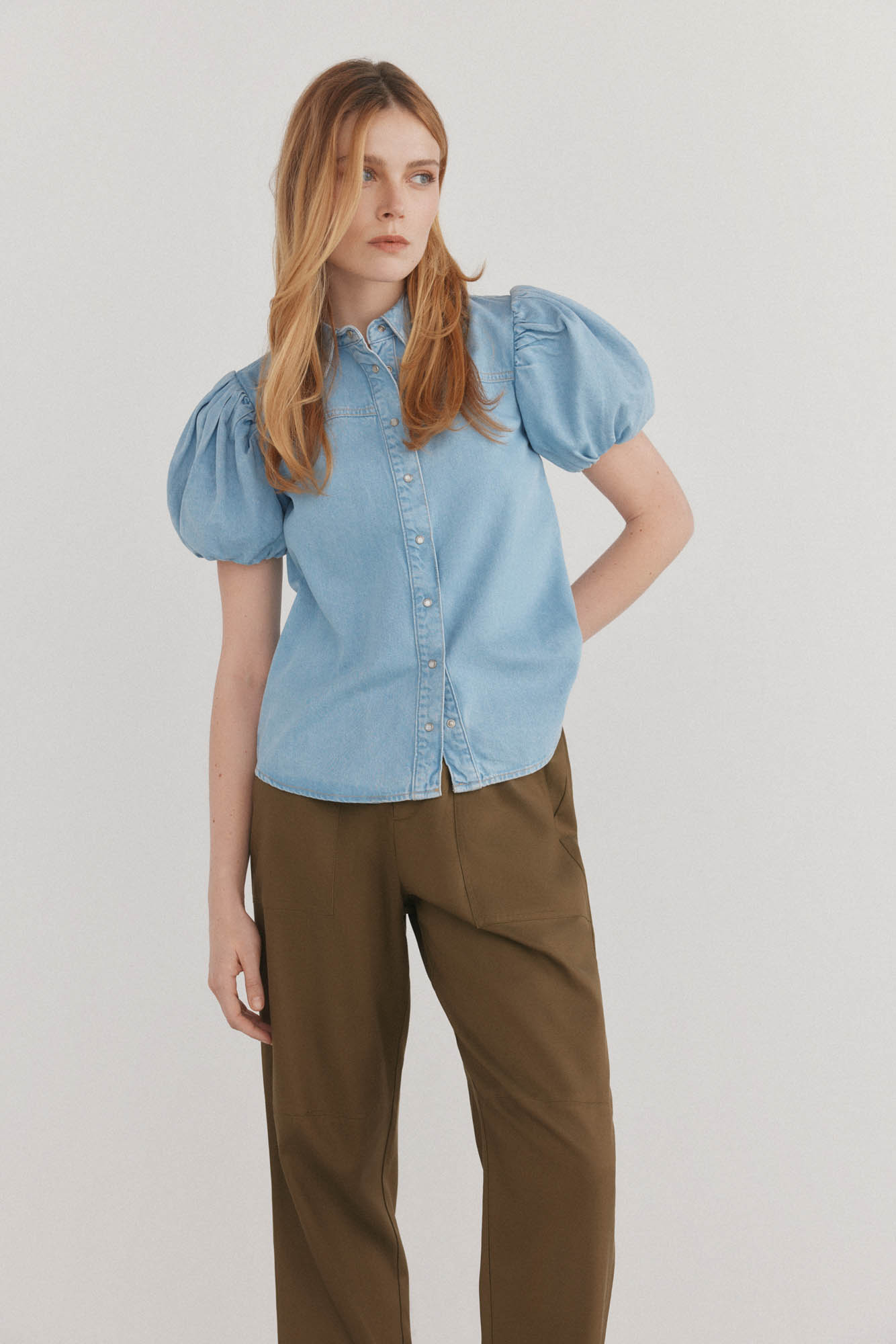 Camisa Vaquera Camisetas Pedro Del Hierro Mujer Camisa Vaquera