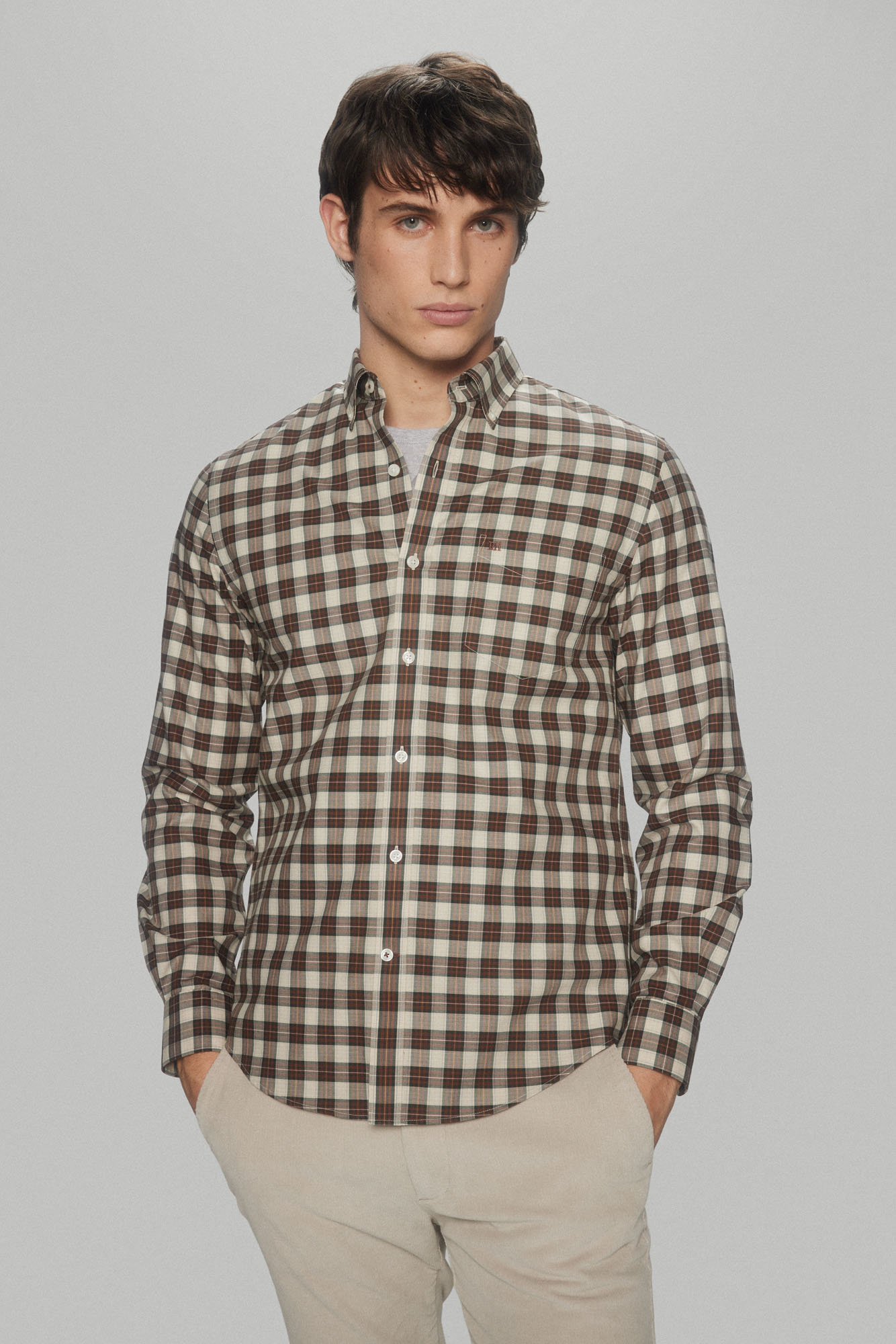Camisa cuadros non iron antimanchas 20% EXTRA Fifty Factory