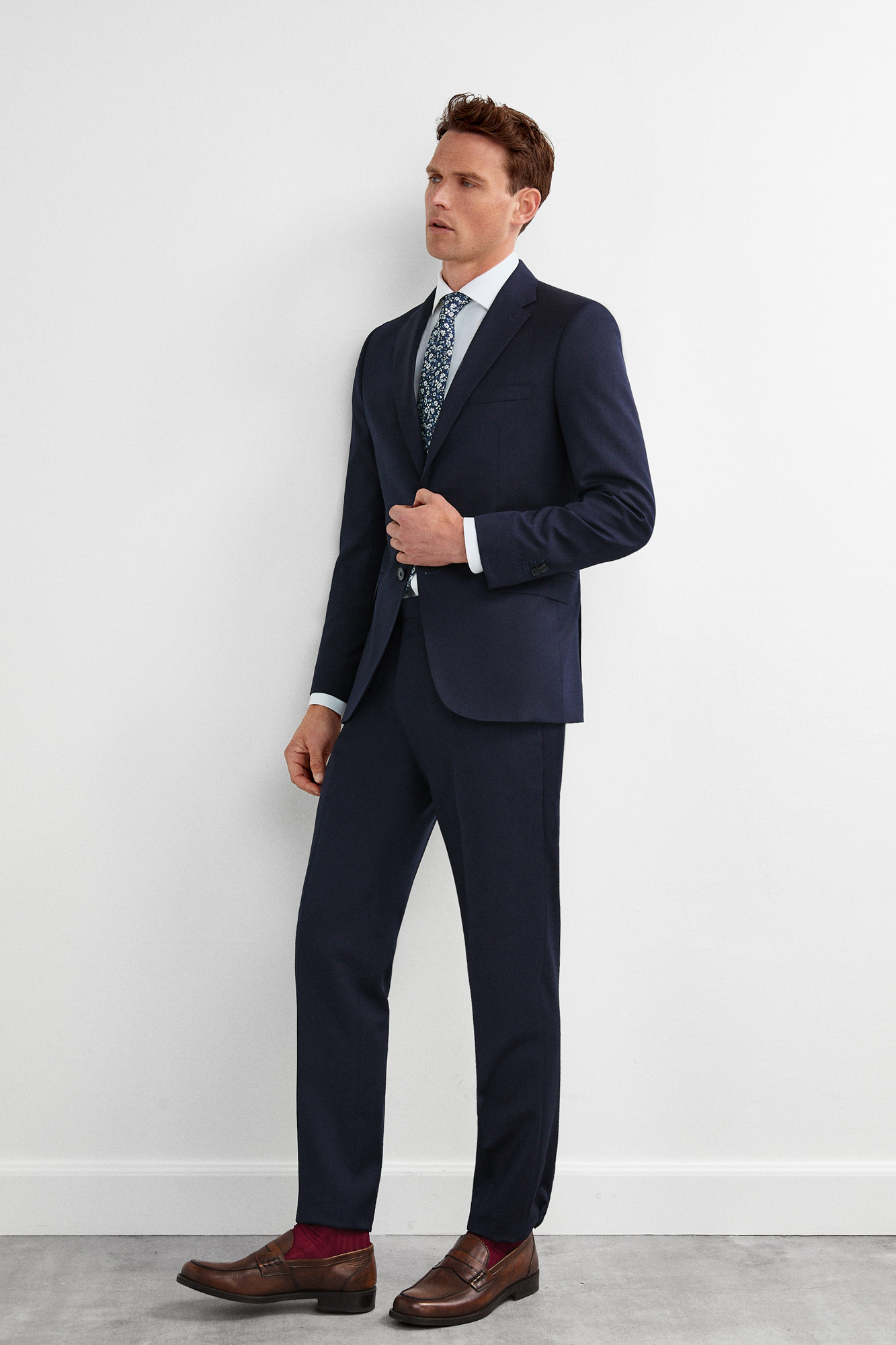 Americana traje lisa tailored fit | Outlet de Hombre Fifty Factory
