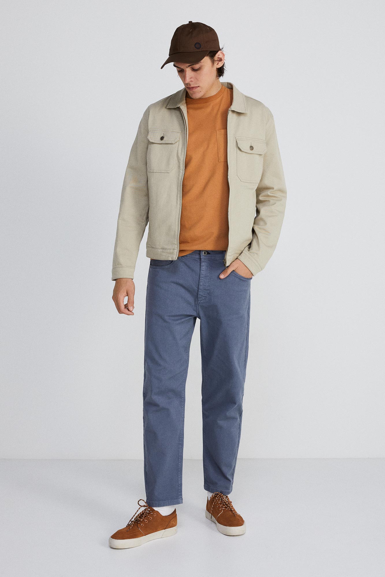 Chino tejanero lavado Ofertas en pantalones de hombre Fifty