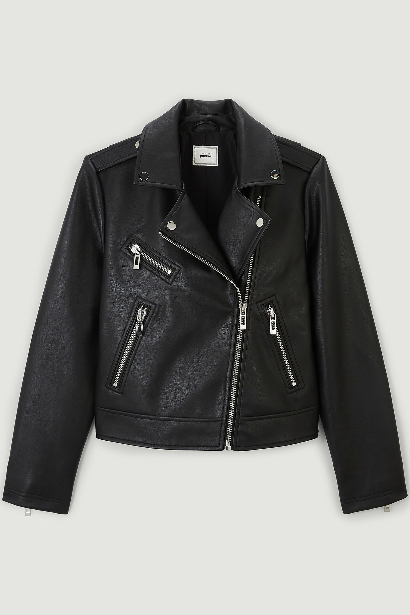 Chaqueta Motera Cazadora Cuero Hombre Primark Chaqueta Polipiel