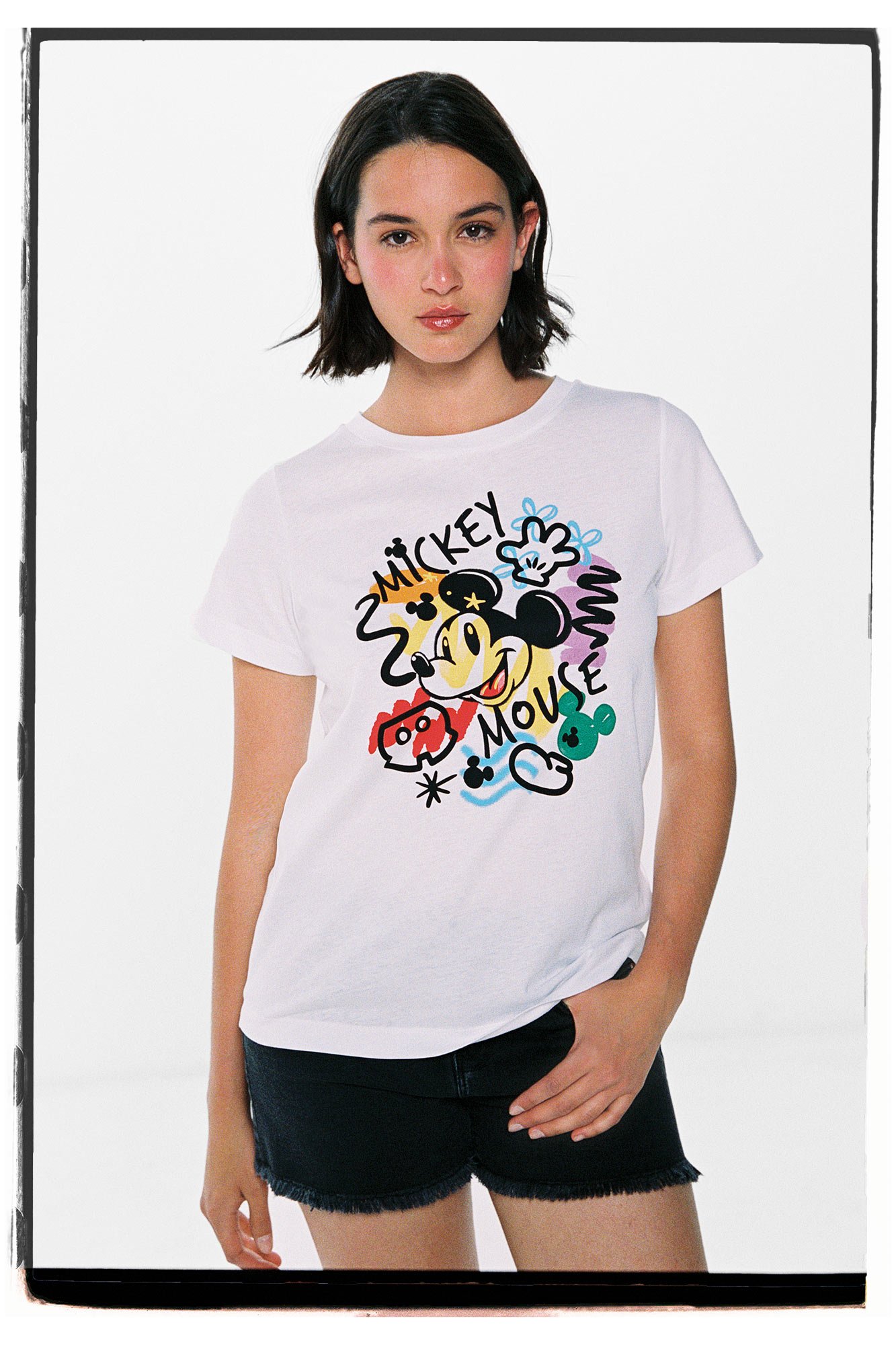 T-shirt Mickey Mouse Ofertas em t-shirts e tops de mulher