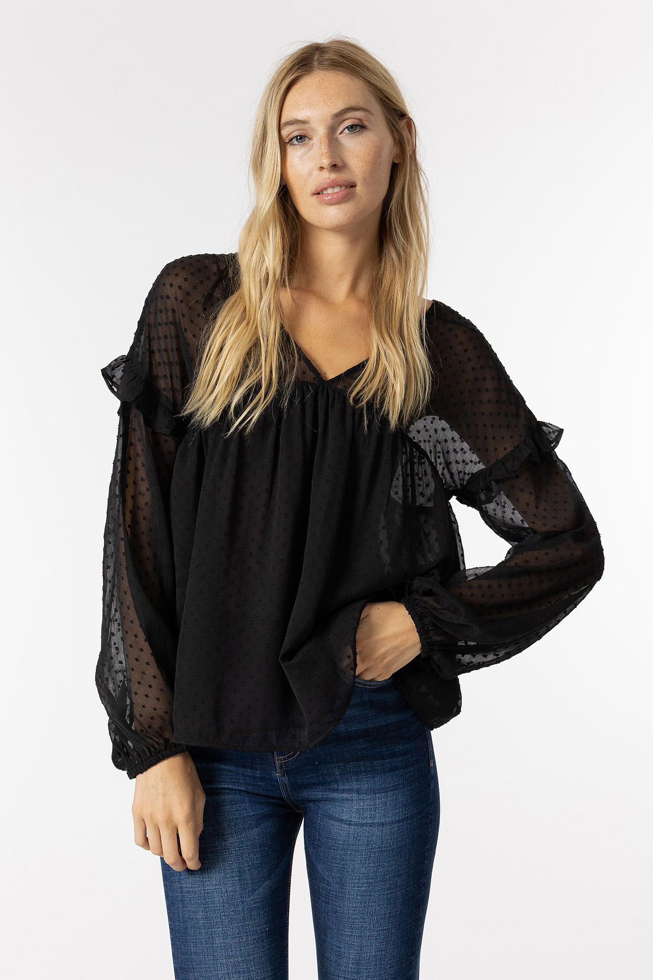 Blusa Plumeti Ofertas en blusas y camisas de mujer Fifty Factory