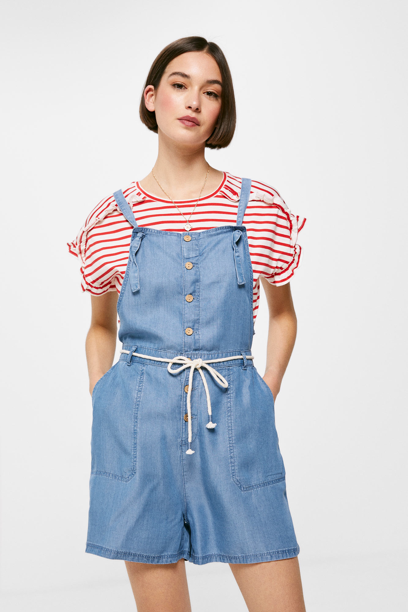 Mono Vaquero Tencel Ofertas en monos de mujer Fifty Factory