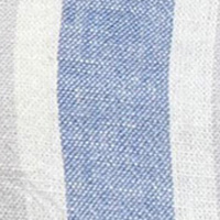 Springfield Top de tirantes nudo de lino azul medio