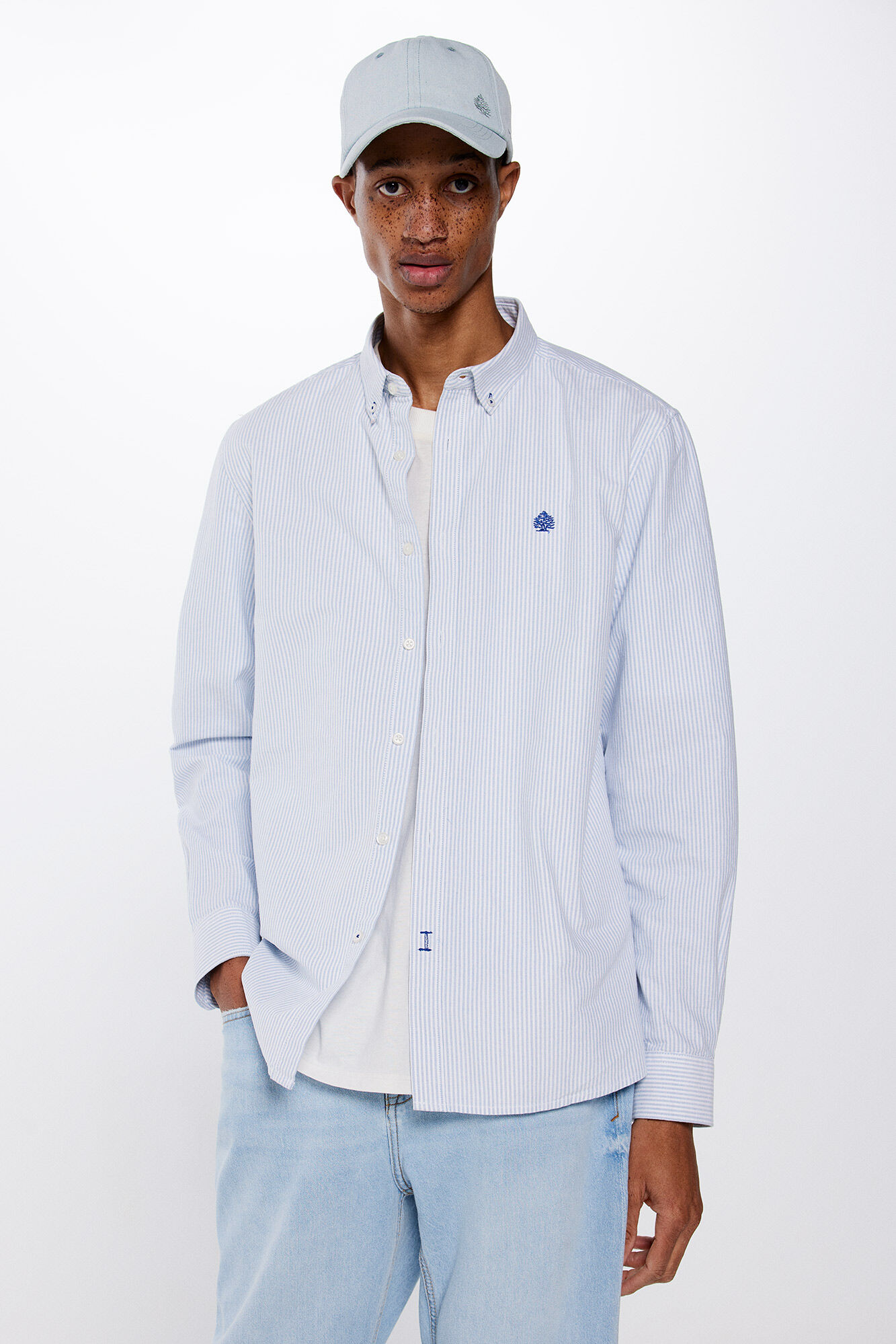 Camisa Oxford Camisas Hombre Springfield 2021 Camisa Oxford