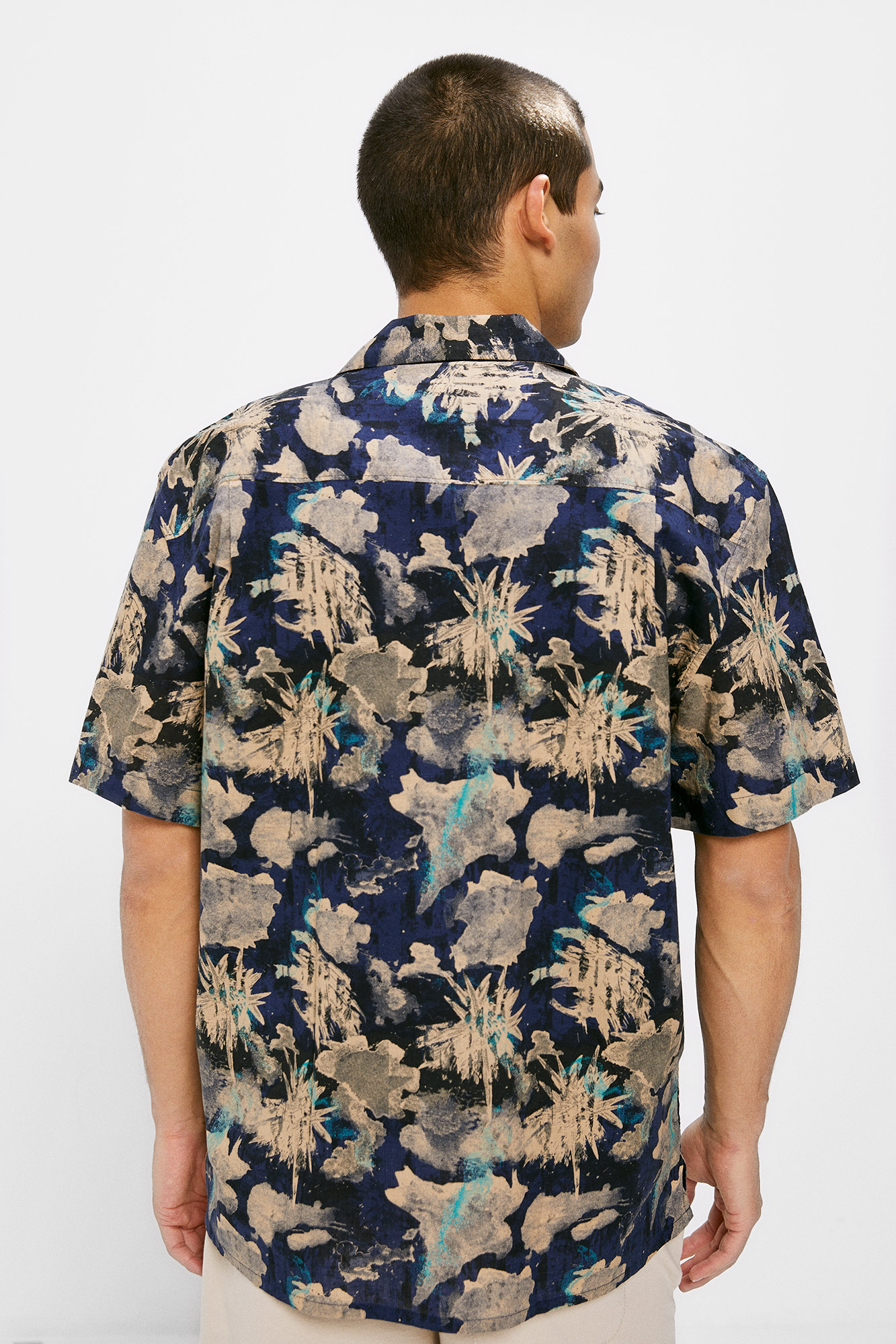 Camisa Estampada Camisa De Hombre Springfield Camisa Estampada