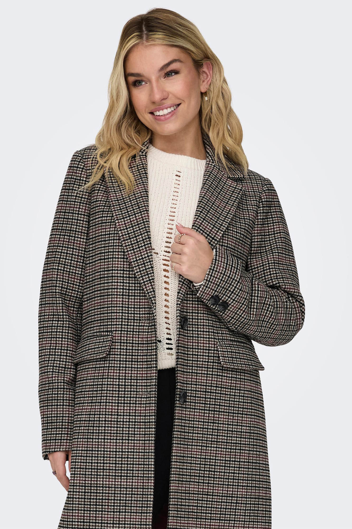 Abrigo Largo Abrigos Pull And Bear Mujer Rebajas Abrigo Cuadros