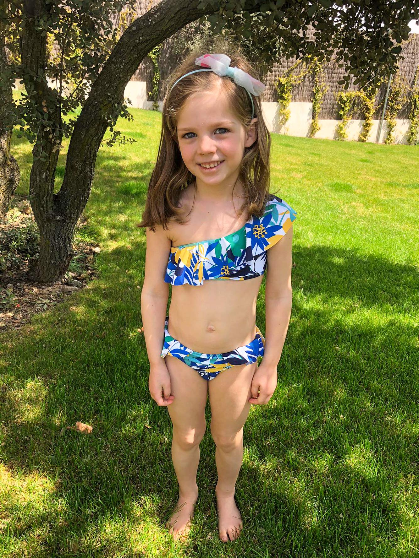 Top bikini flores niña | Baño | Fifty