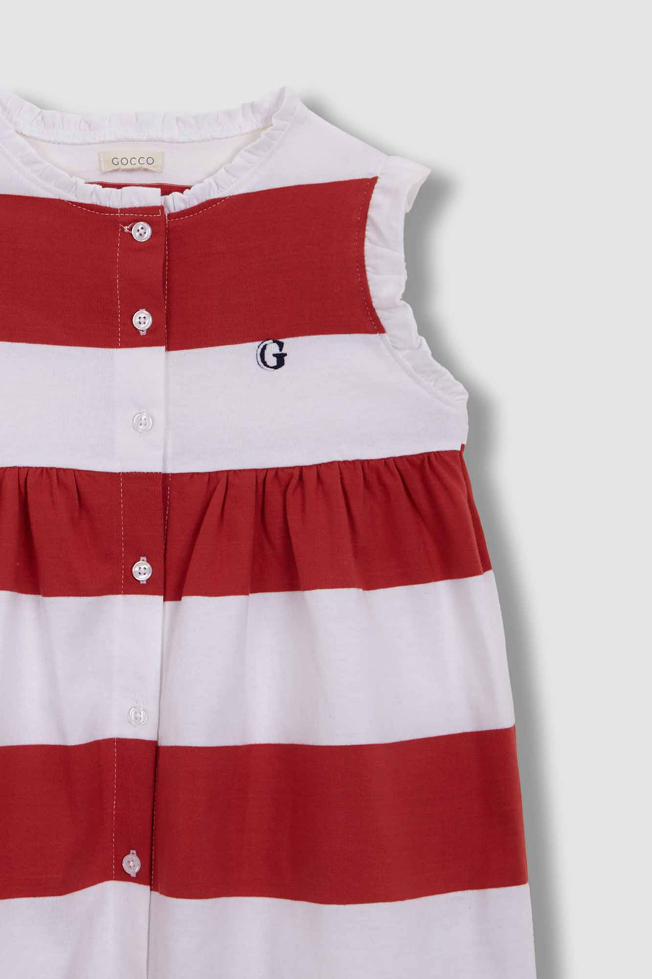 Vestido de rayas tipo polo Ofertas en vestidos para niñas