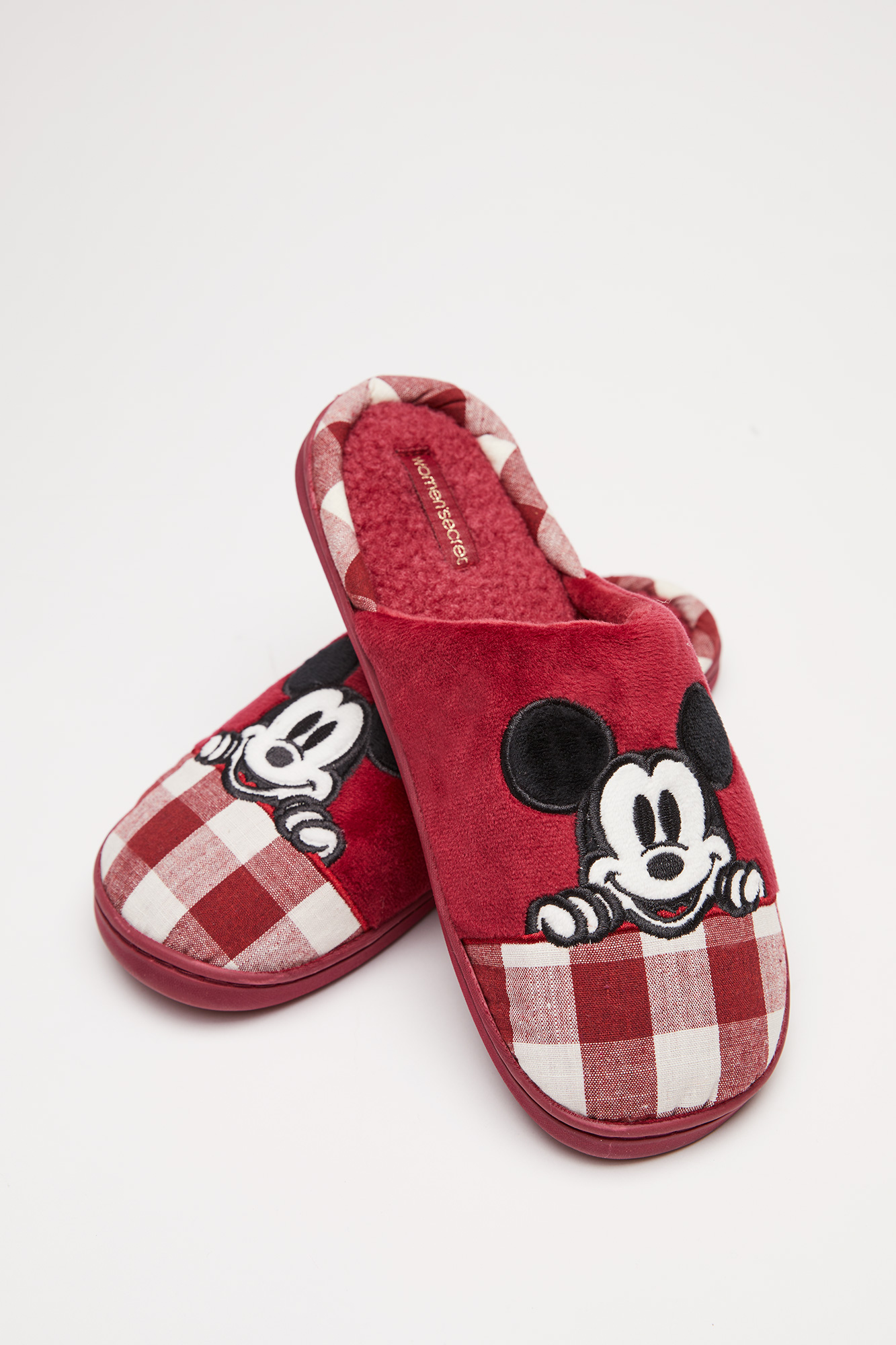 Zapatillas casa Mickey Mouse 3D, Calzado de mujer