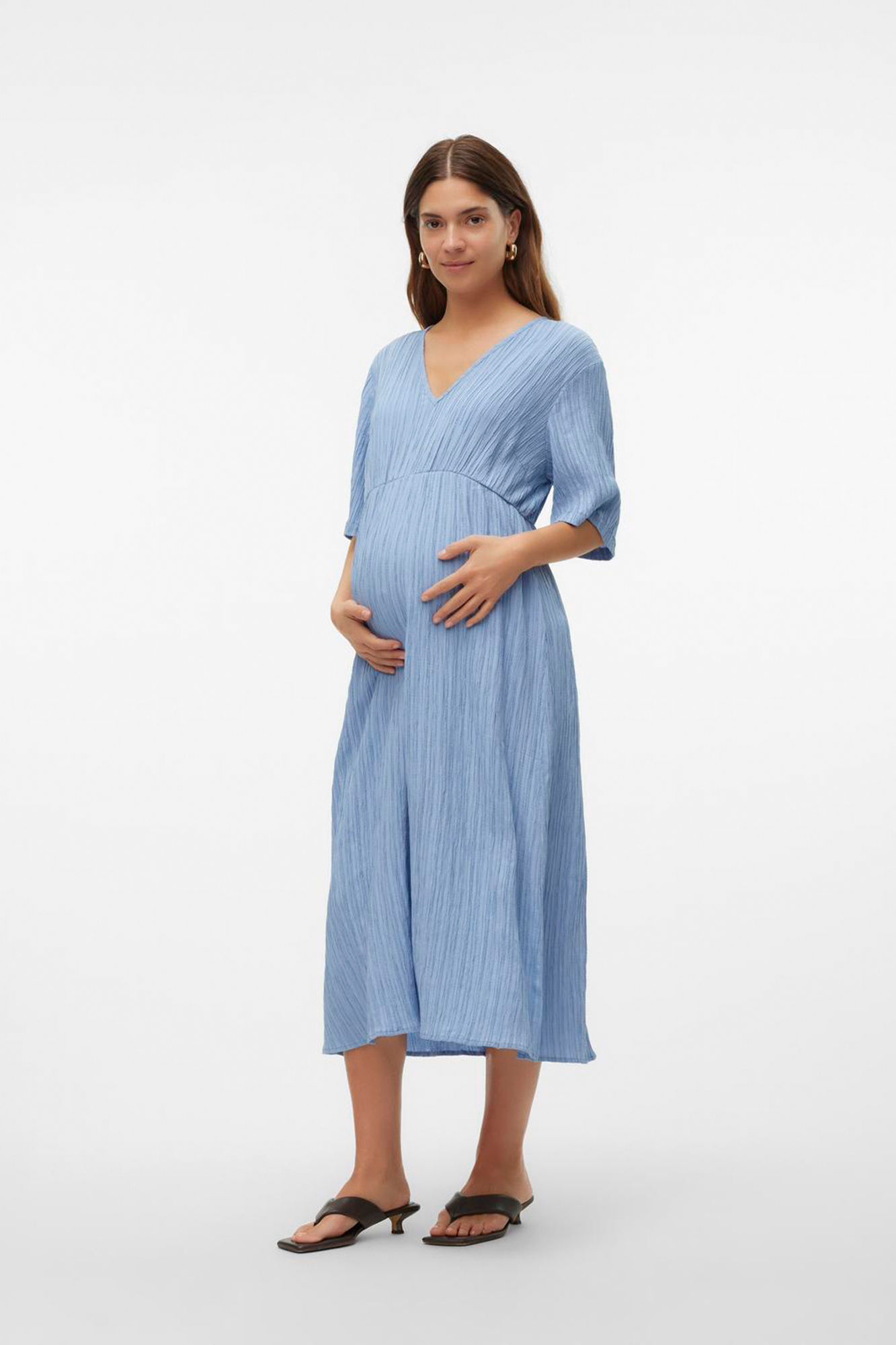 Vestido midi maternity | Ofertas en vestidos de mujer | Fifty Outlet