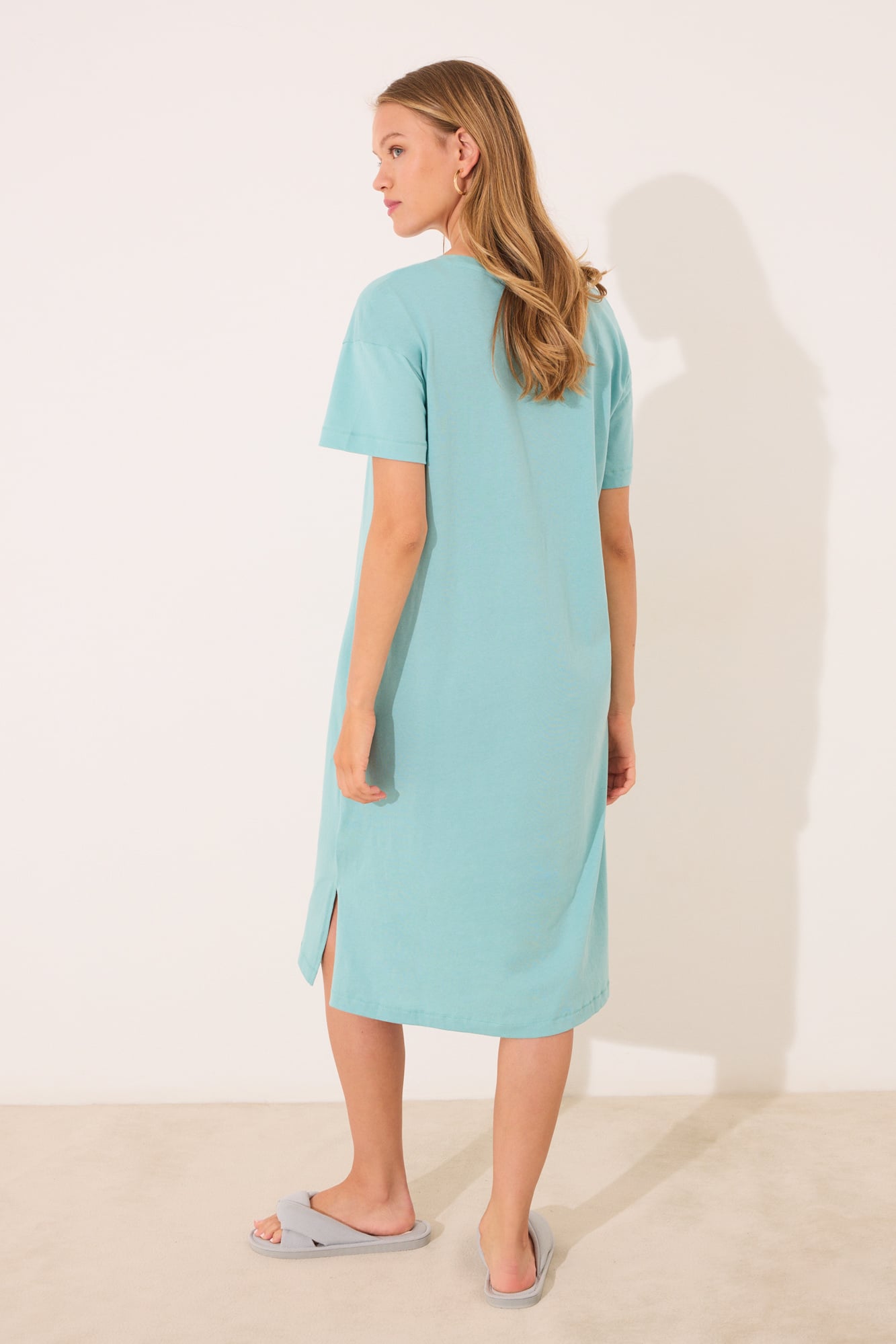 E.Femme® Nicole II 869 Women's Nightgown 50% Cotton 50% Modal