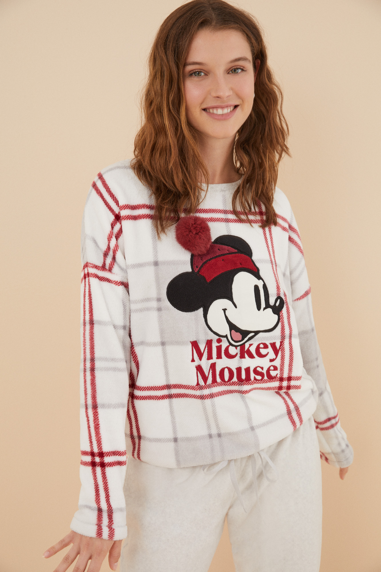 Mickey Mouse Women Secret Pijamas Polar Pijama Polar 3D Mickey